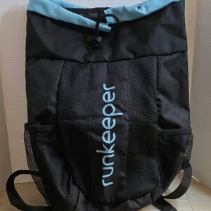 Runkeeper Black and Blue Men's Backpack Boco Gear Lightweight NWOT